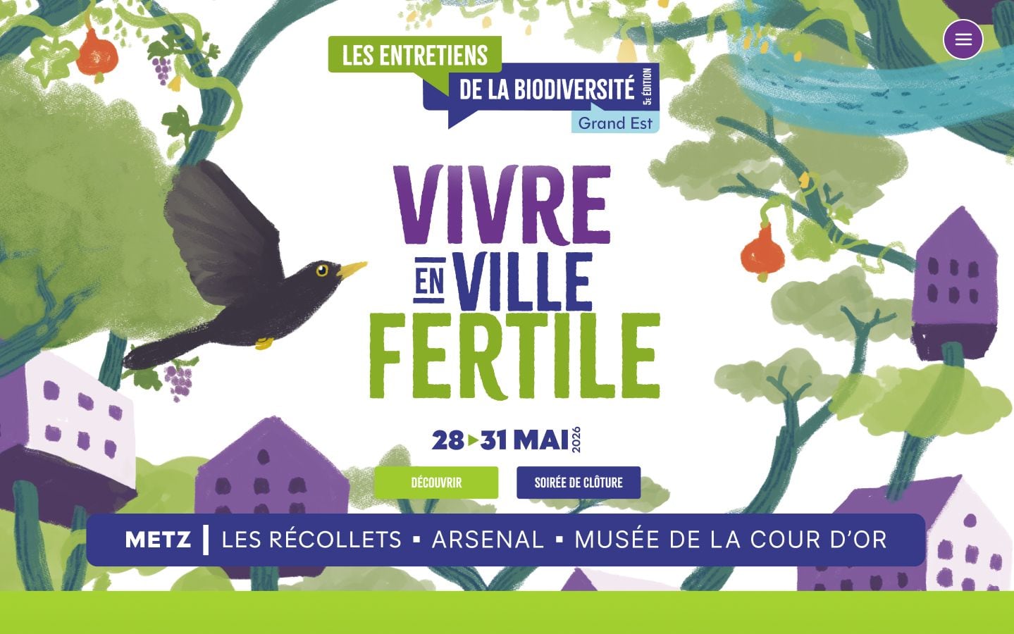 Site web — Les Entretiens de la Biodiversité