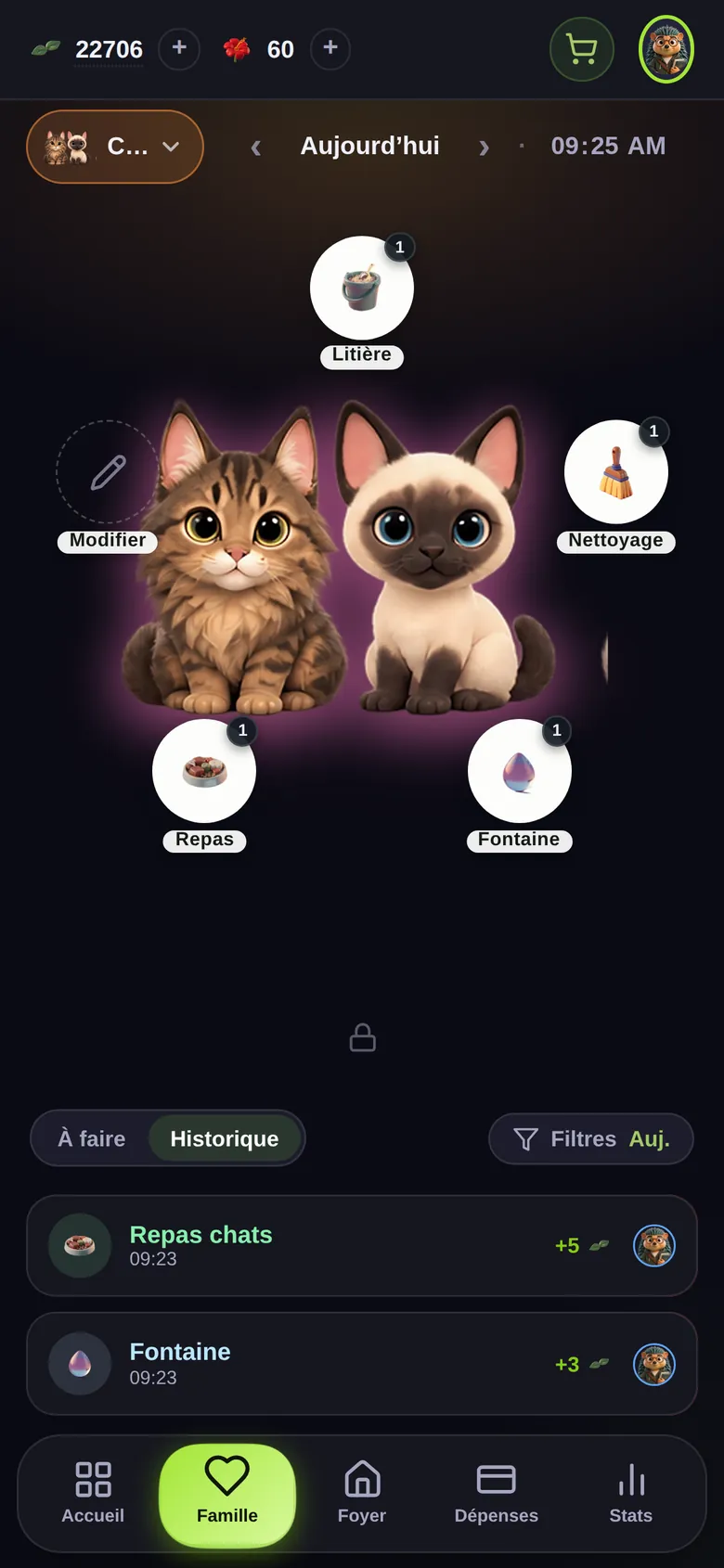 Les soins des chats